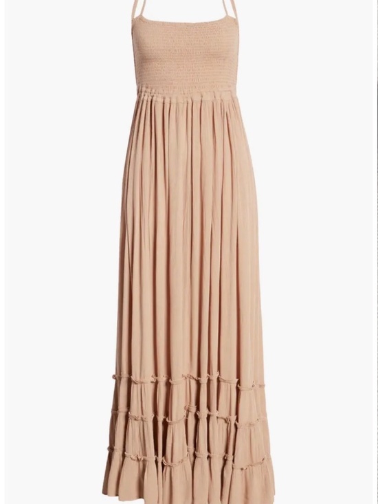 Dresses & Skirts - Free People Extratropical Maxi Dress in Taupe